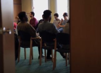 Intervention auprès de jeunes majeurs à Fleury-Mérogis